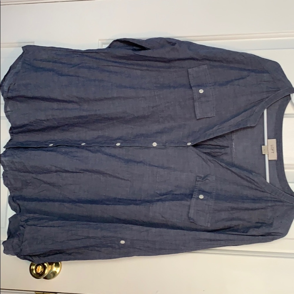 LOFT Chambray Blouse!